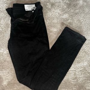 Rag & Bone Fit 1 Black Skinny Jeans